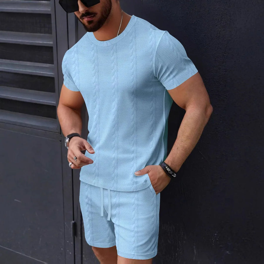 Completo Estivo Uomo Jacquard